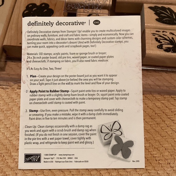 Stampin Up! Gorgeous Grapevine set of 9 (2005) - Picture 5 of 5